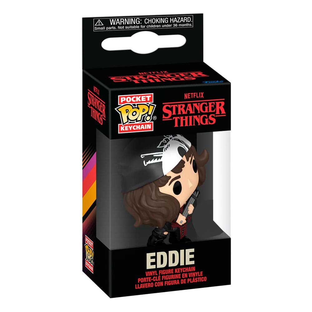 Funko Pocket Pop Keychain Stranger Things Battle Eddie 0