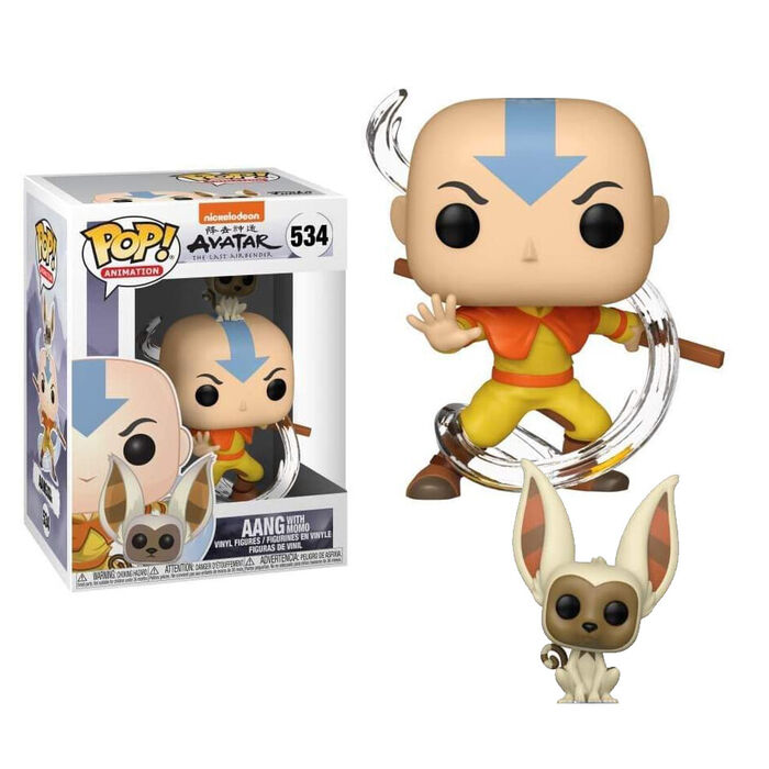 Funko Pop Avatar The Last Airbender Aang with Momo #534
