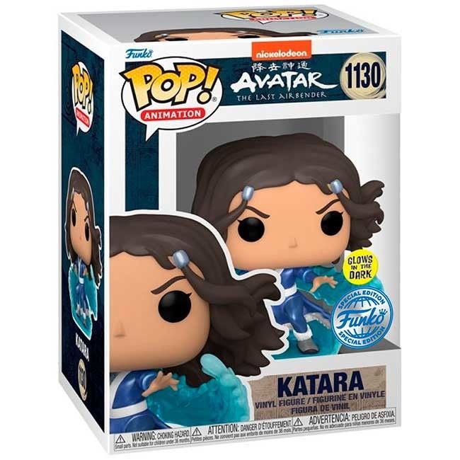 Funko Pop Avatar The Last Airbender Katara Special Edition & Glows in the Dark (Metallic) #1130