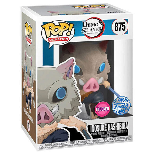 Funko Pop Demon Slayer Inosuke Special Edition (Flocked) #875