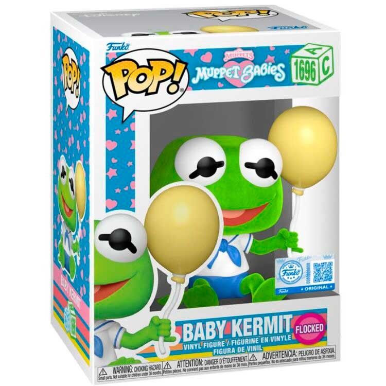 Funko Pop Disney The Muppets Babies Kermit (Flocked) Special Edition #1696