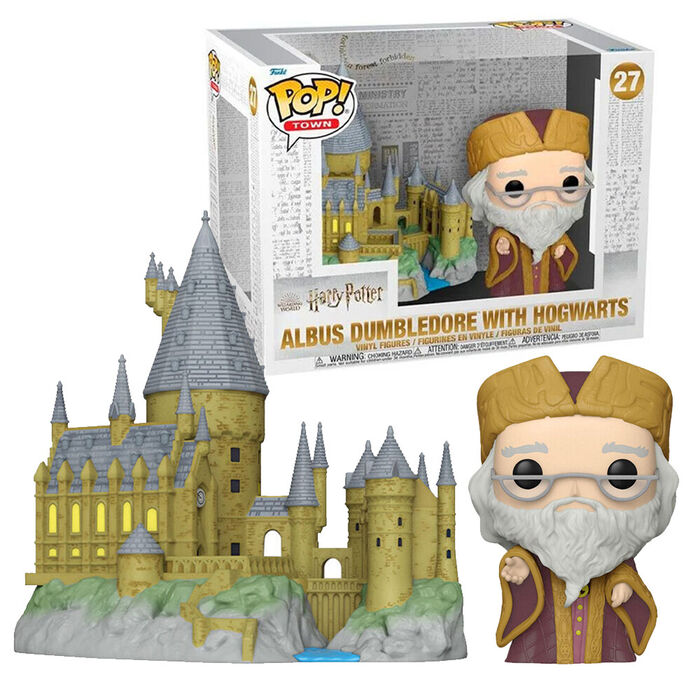 Funko Pop Town Harry Potter Albus Dumbledore with Hogwarts #27