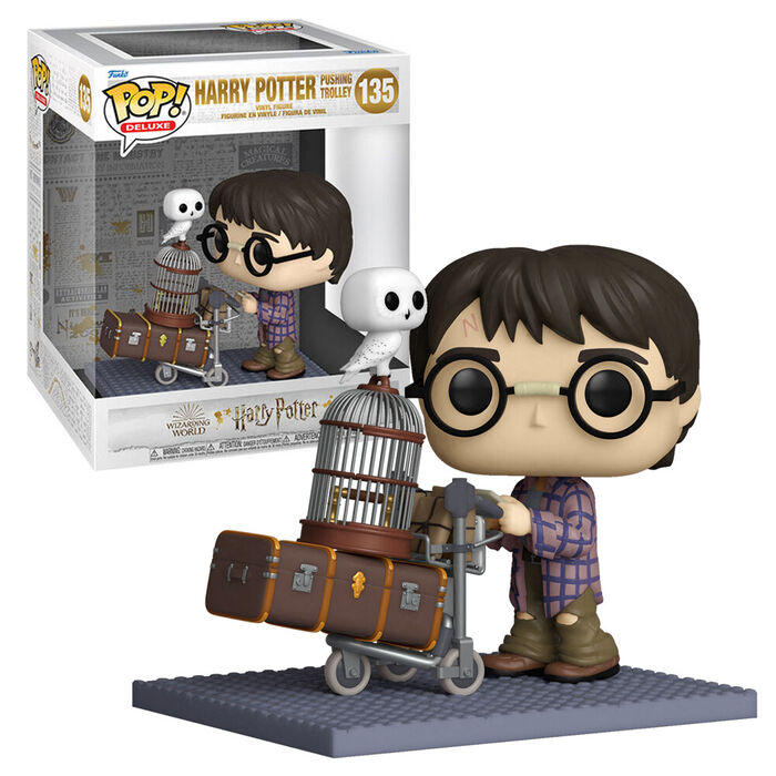 Funko Pop Deluxe Harry Potter Harry Pushing Trolley #135