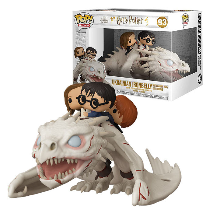 Funko Pop Harry Potter Ukrainian Ironbelly with Harry, Hermione & Ron #93
