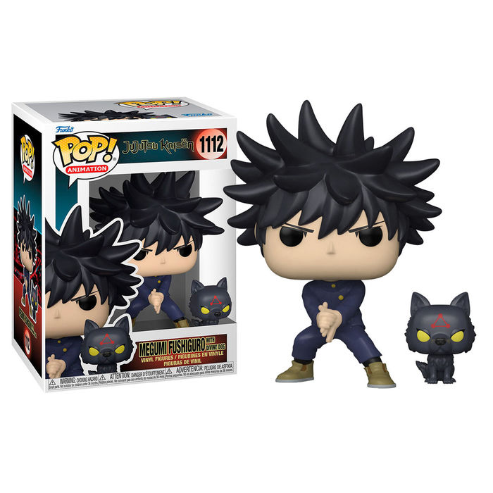 Funko Pop Jujutsu Kaisen Megumi with Divine Dog #1112