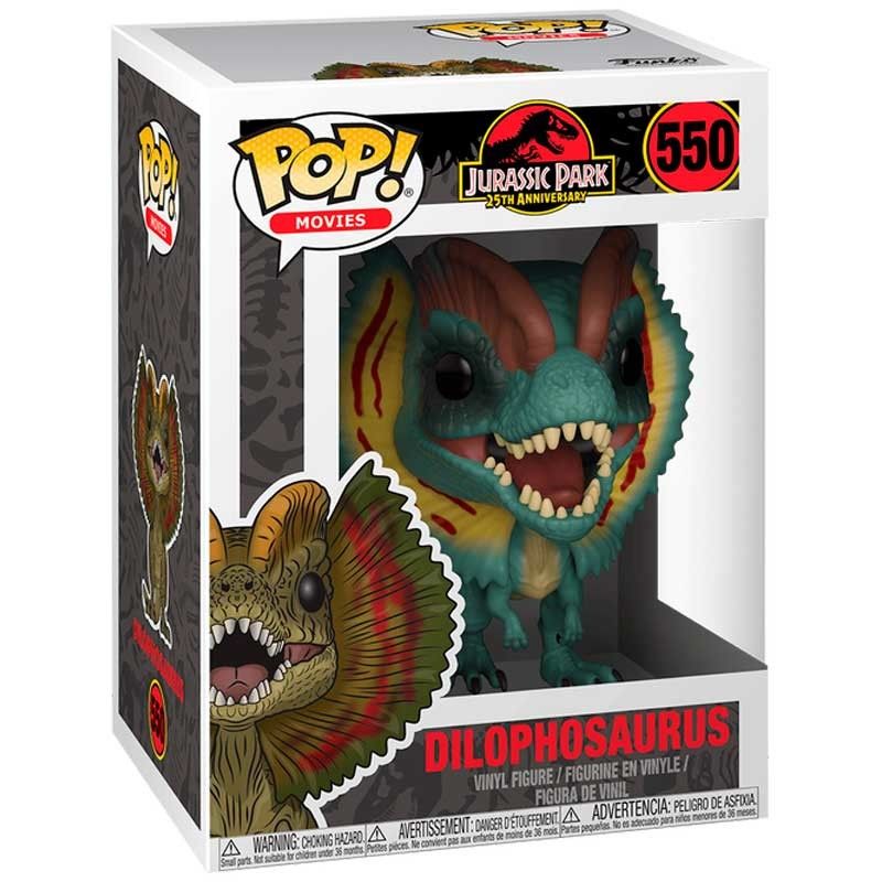 Funko Pop Jurassic Park 25th Anniversary Dilophosaurus #550