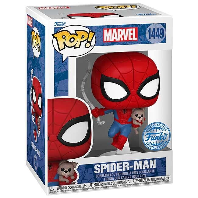 Funko Pop Marvel Spider-Man with Sandwich Dog Special Edition #1449