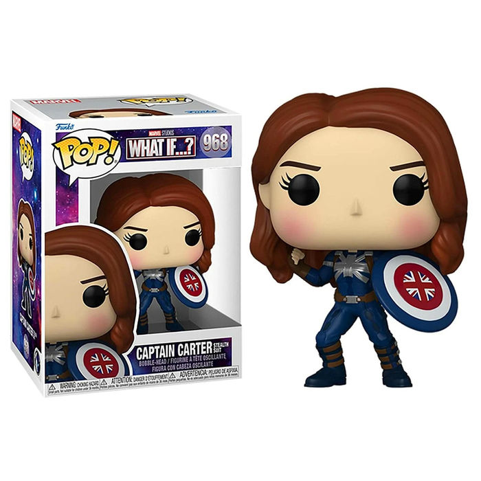 Funko Pop Marvel What If Captain Carter Stealth Suit