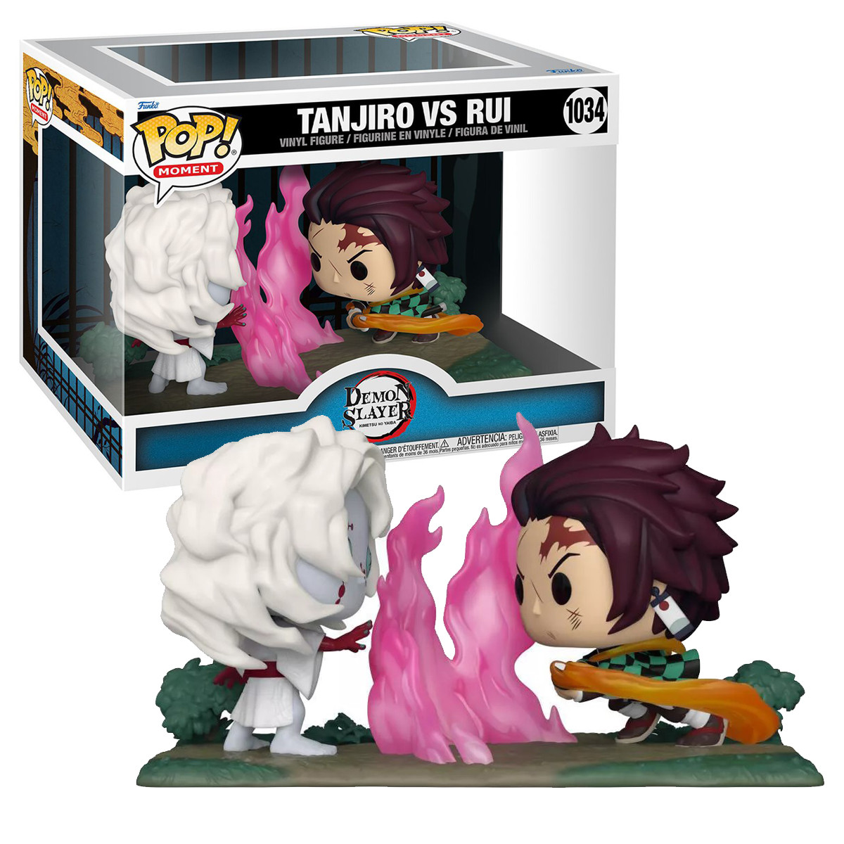 Funko Pop Desenho/animação - Demon Slayer - Tanjiro Vs. Rui