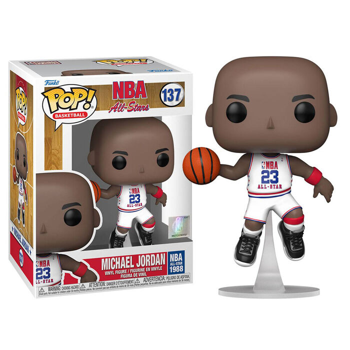 Funko Pop NBA All-Stars 1988 Michael Jordan #137 (caixa com dano)
