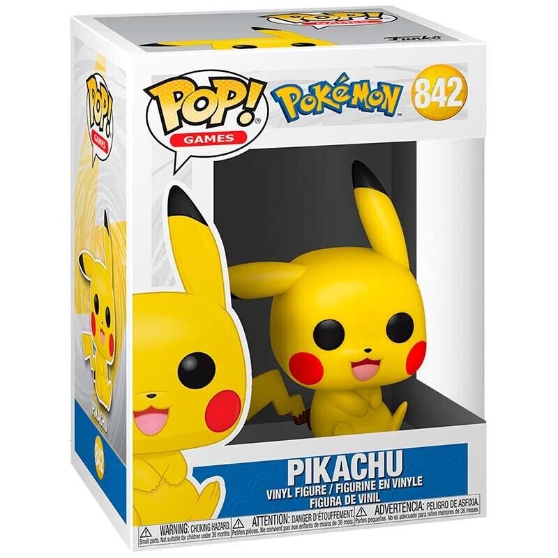 Funko Pop Pokémon Pikachu Sitting #842