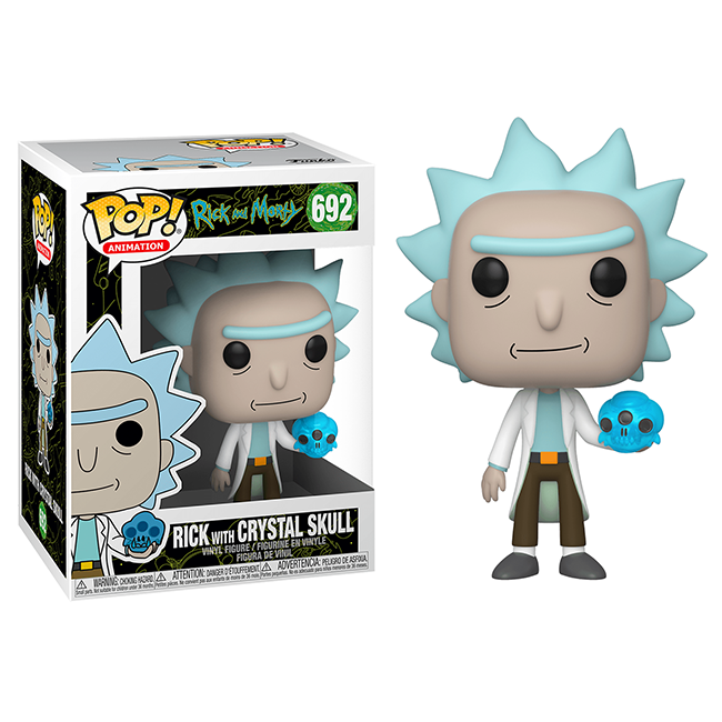 Funko Pop Rick and Morty Rick with Crystal Skull #692