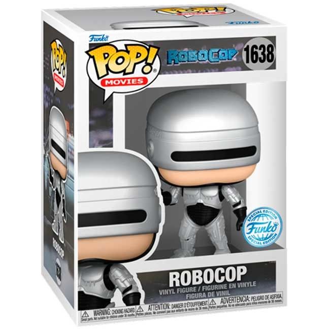 Funko Pop Robocop with Helmet Special Edition (Metallic) #1638