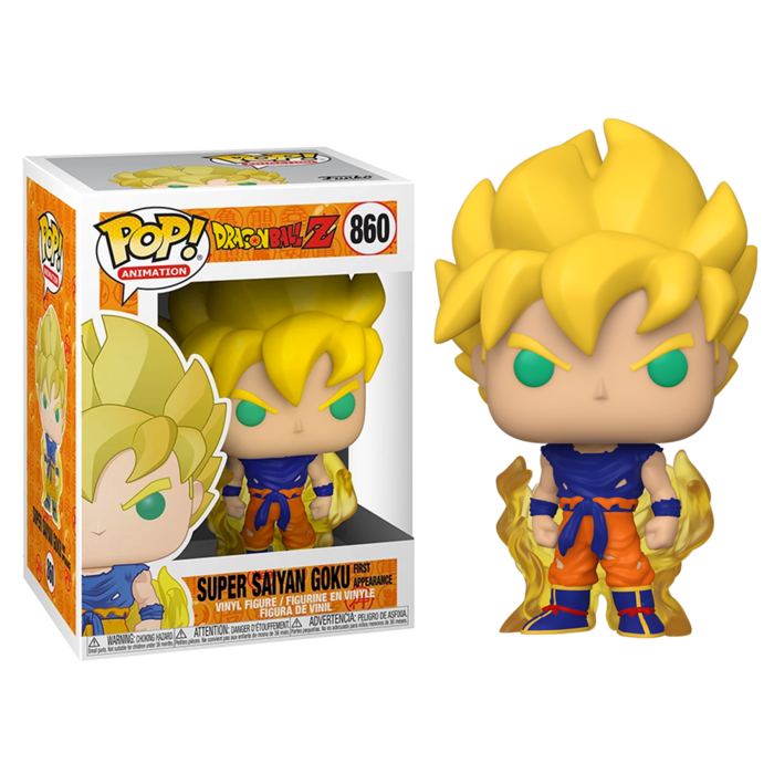 Funko Pop Dragon Ball Z SS Goku (First Appearance) #860