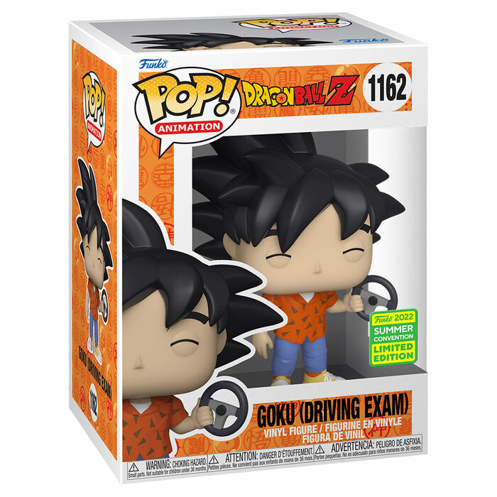 Funko Pop Dragon Ball Z Goku (Driving Exam) SDCC 2022 Limited Edition #1162