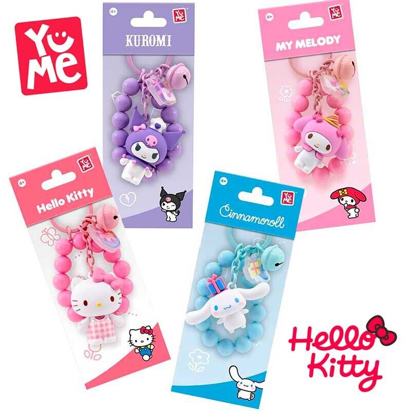 Yume Keychain & Bracelet Hello Kitty and Friends Celebration Series