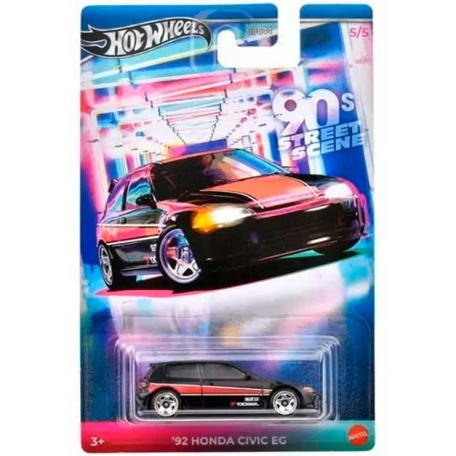 Hot Wheels 90s Street Scene Series '92 Honda Civic EG 1/64 (JDY83)