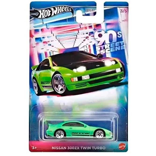 Hot Wheels 90s Street Scene Series Nissan 300ZX Turbo 1/64 (JDY83)