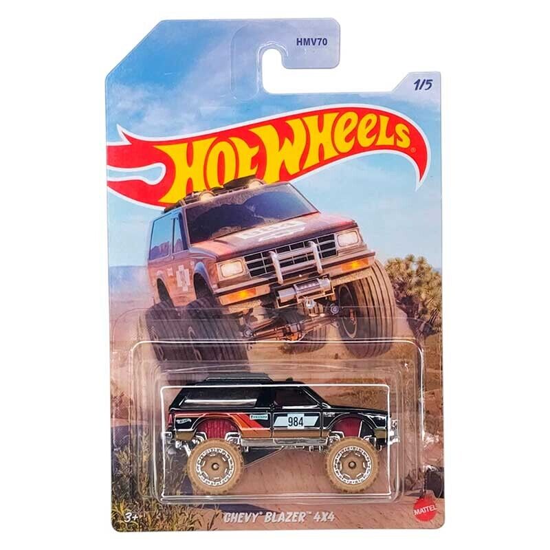 Hot Wheels Mud Runners Chevy Blazer 4X4 1/64 (HMV70)