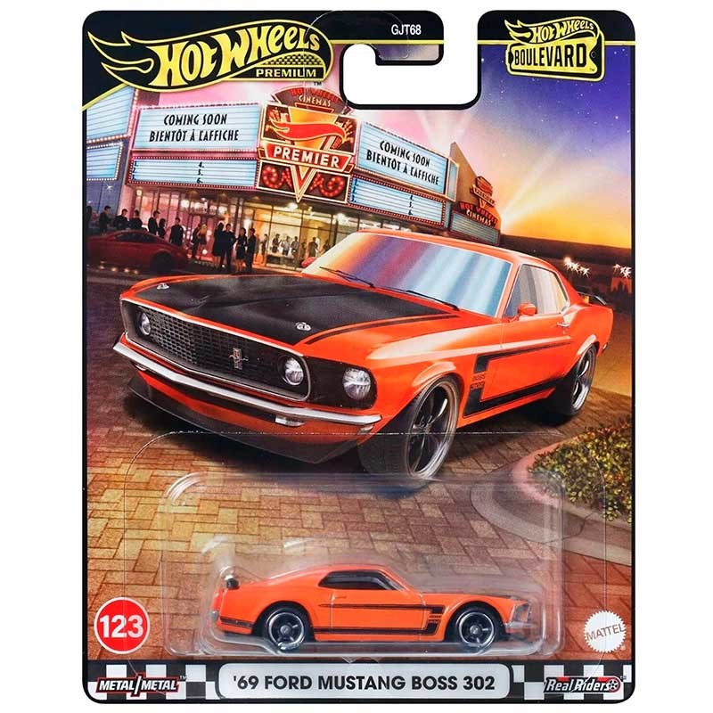 Hot Wheels Premium Boulevard '69 Ford Mustang Boss 302 1/64 (GJT68) 0