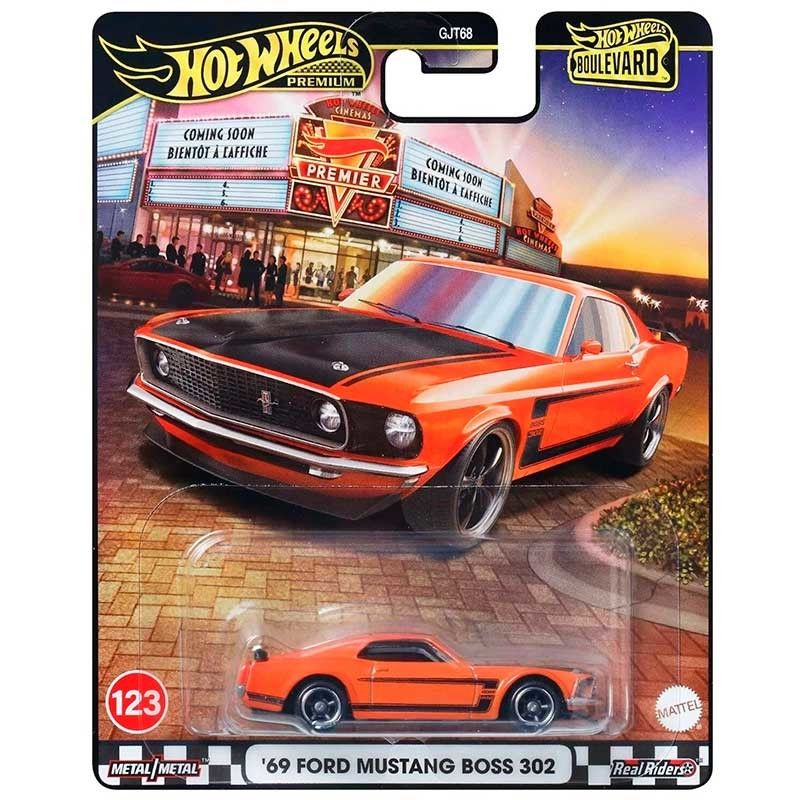 Hot Wheels Premium Boulevard '69 Ford Mustang Boss 302 1/64 (GJT68)