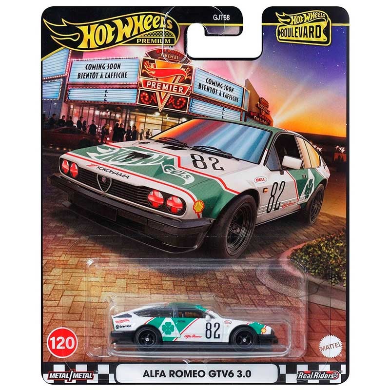 Hot Wheels Premium Boulevard Alfa Romeo GTV6 3.0 1/64 (GJT68) 0