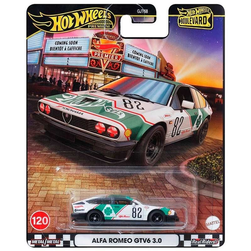 Hot Wheels Premium Boulevard Alfa Romeo GTV6 3.0 1/64 (GJT68)