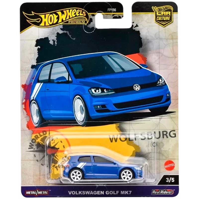 Hot Wheels Premium Car Culture Volkswagen Golf MK7 1/64 (FPY86) 0