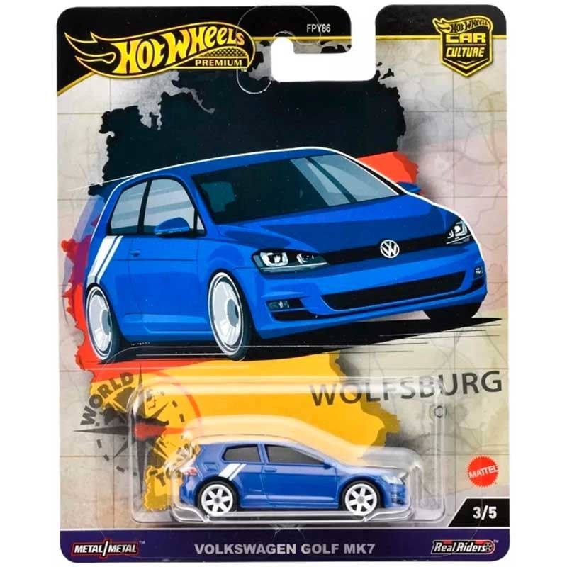 Hot Wheels Premium Car Culture Volkswagen Golf MK7 1/64 (FPY86)