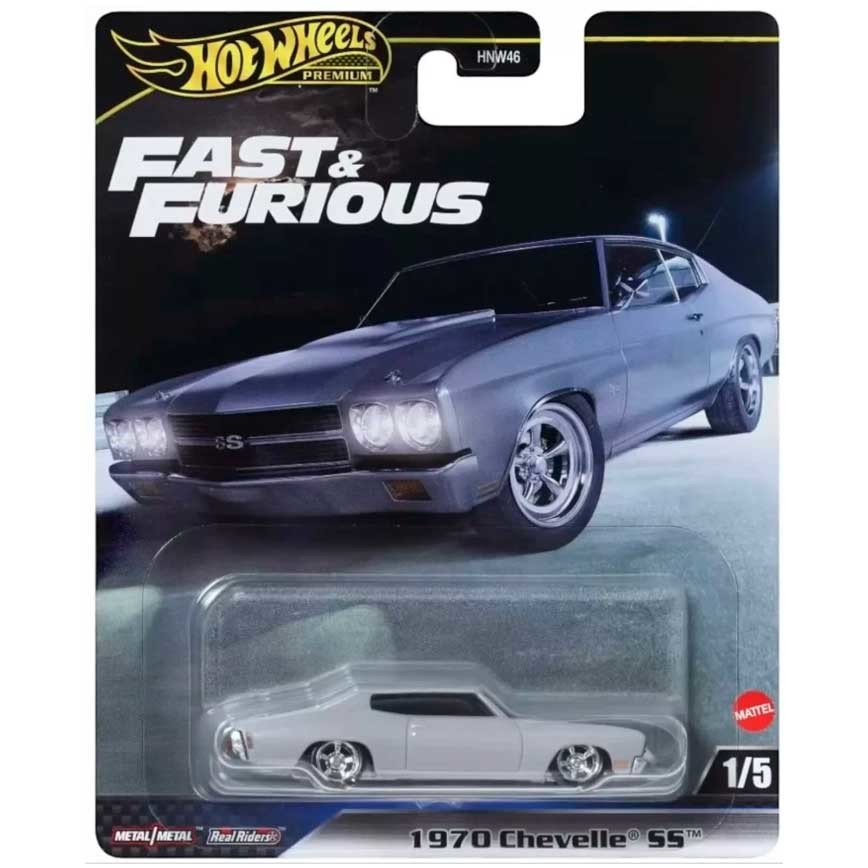 Hot Wheels Premium Fast & Furious 1970 Chevelle SS 1/64 (HNW46) 0