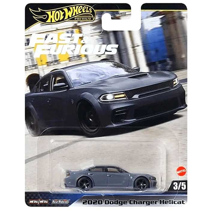Hot Wheels Premium Fast & Furious 2020 Dodge Charger Hellcat 1/64 (HNW46)