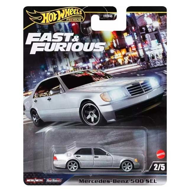 Hot Wheels Premium Fast & Furious Mercedes-Benz 500SEL 1/64 (HNW46)