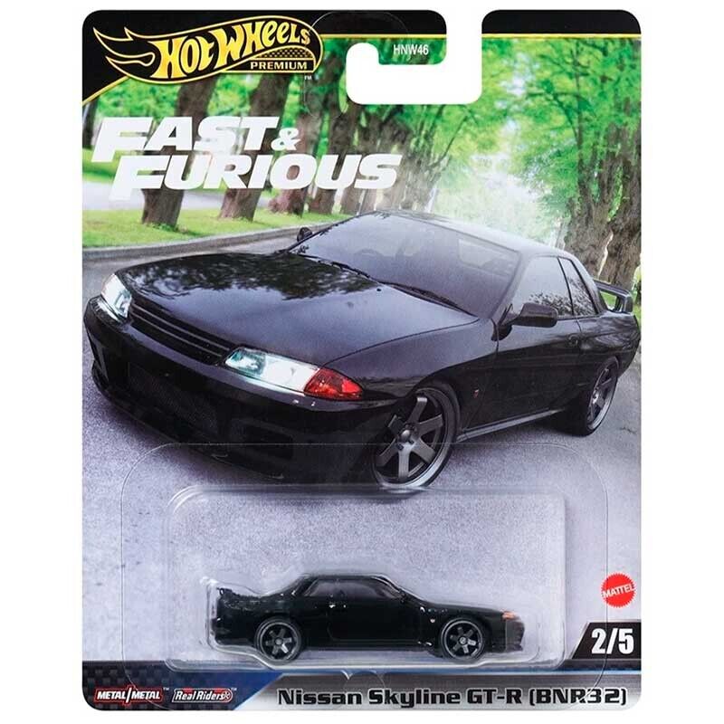 Hot Wheels Premium Fast & Furious Nissan Skyline GT-R BNR32 1/64 (HNW46)