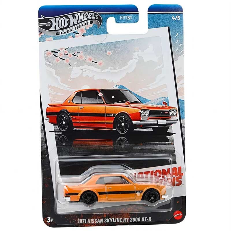 Hot Wheels Silver Series National Icons 1971 Nissan Skyline HT 2000 GT-R 1/64 (HRT81) 0