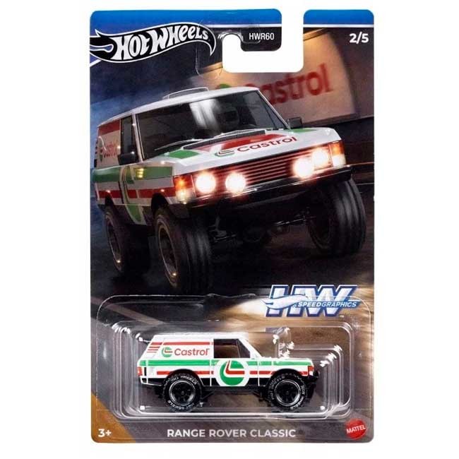 Hot Wheels Speed Graphic Range Rover Classic 1/64 (HWR60) 0