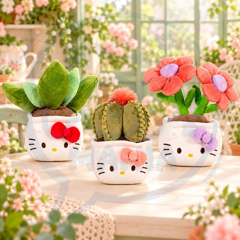 Botanical Love Hello Kitty Plush 25 cm 0