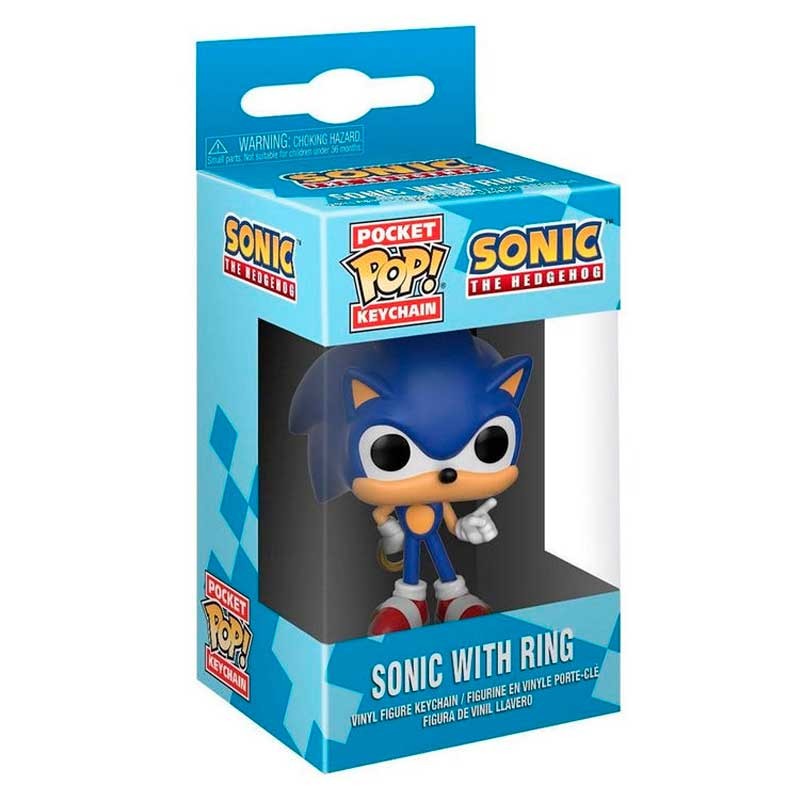 Funko Pocket Pop Keychain Sonic The Hedgehog Sonic with Ring 0