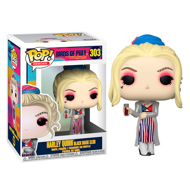 Funko Pop DC Birds of Prey Harley Quinn Black Mask Club