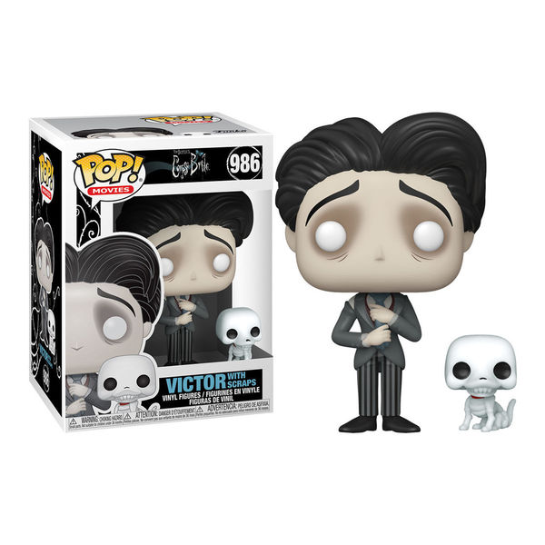 Funko Pop The Corpse Bride Victor with Scraps #986