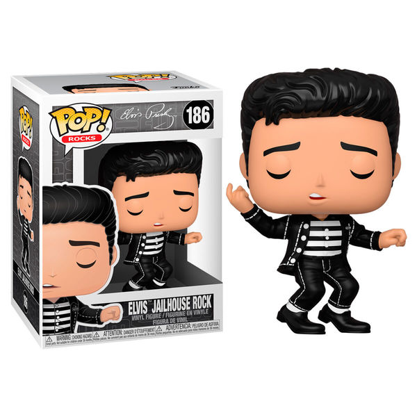 Funko Pop Rocks Elvis Jailhouse Rock #186