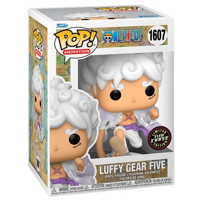 Funko Pop One Piece Luffy Gear Five #1607 CHASE (caixa com dano)