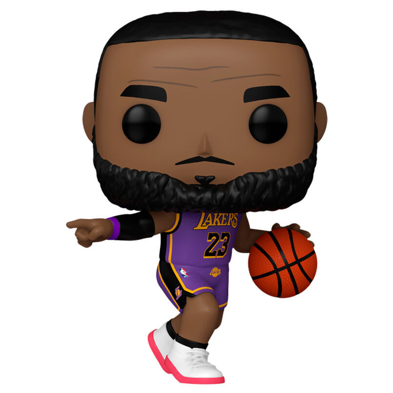 Funko Pop NBA LA Lakers LeBron James (Purple Jersey) #172 1