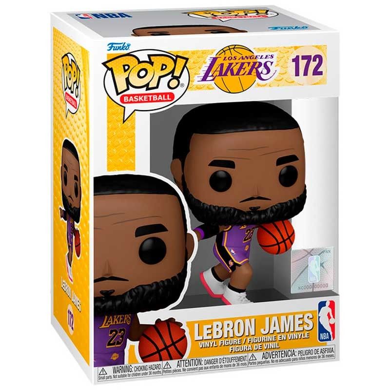Funko Pop NBA LA Lakers LeBron James (Purple Jersey) #172