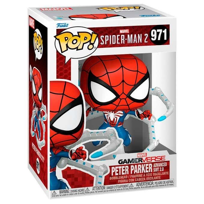 Funko Pop Marvel GamerVerse Spider-Man 2 Peter Parker Advanced Suit 2.0 #971