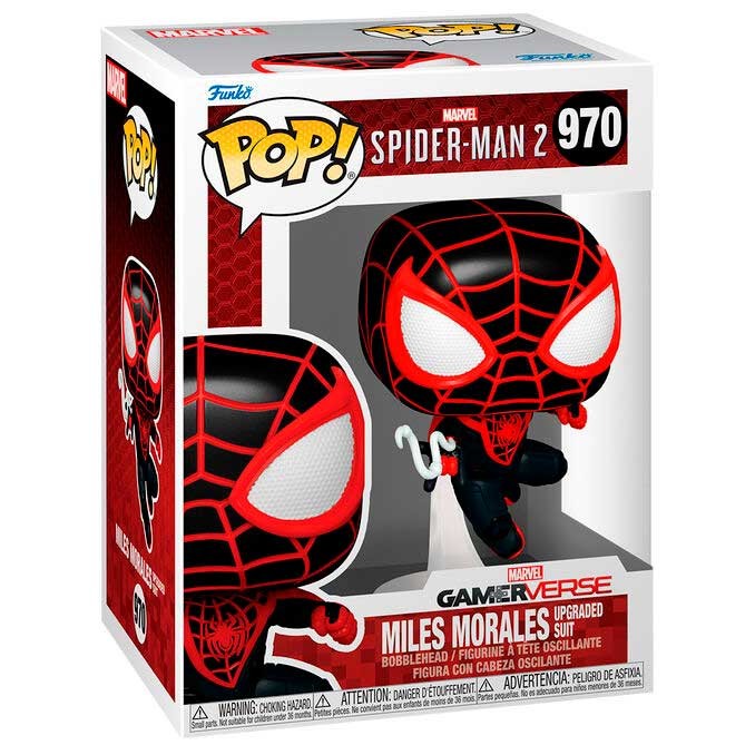 Funko Pop Marvel GamerVerse Spider-Man 2 Miles Morales Upgraded Suit #970 0