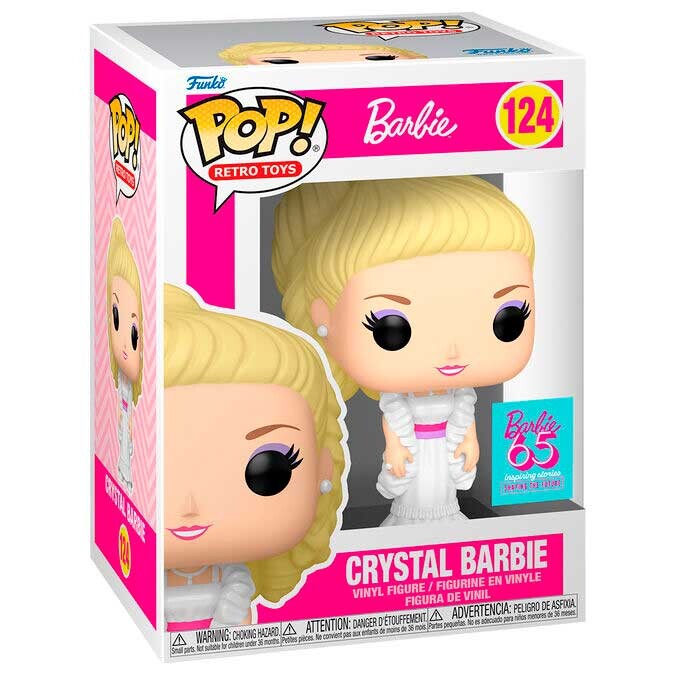 Funko Pop Retro Toys Barbie 65th Crystal Barbie #124 0