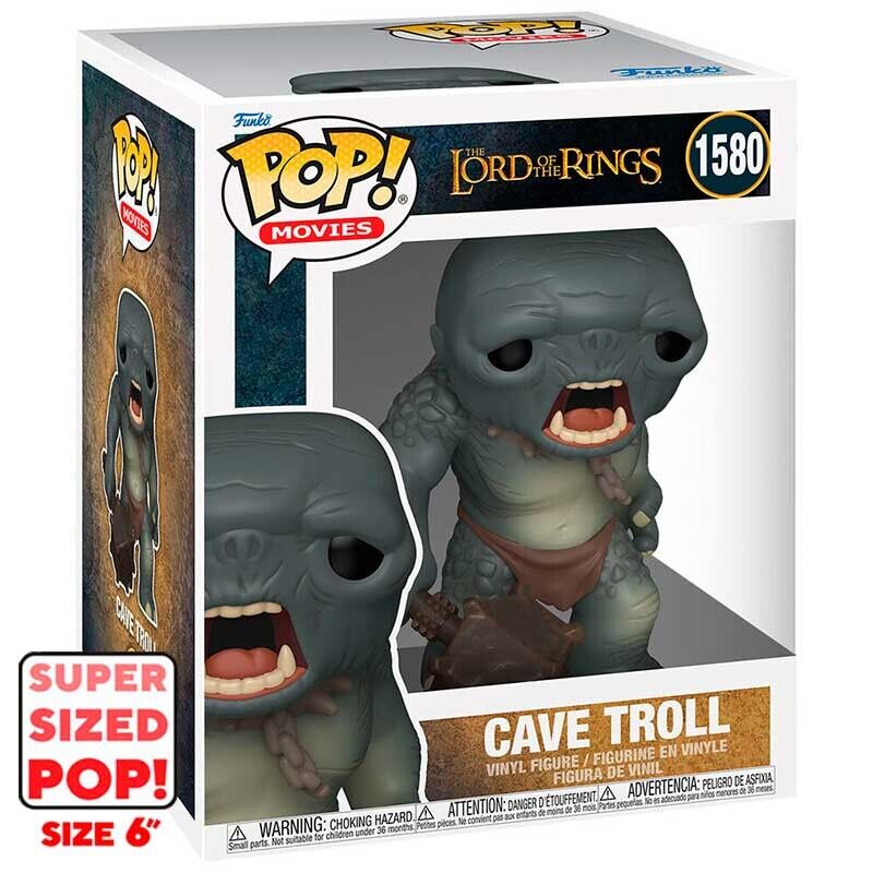Funko Pop The Lord of the Rings Cave Troll Super Sized Pop 6" #1580