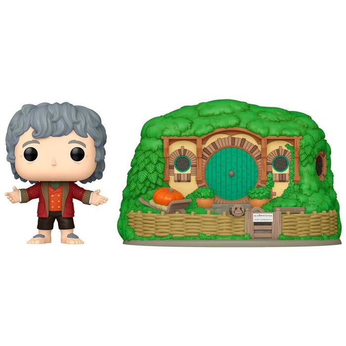 Funko Pop Town The Lord of the Rings Bilbo Baggins With Bag-End #39