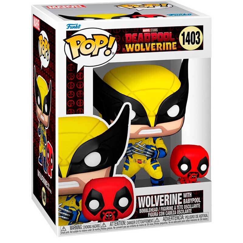 Funko Pop Marvel Deadpool & Wolverine - Wolverine with Babypool #1403 0
