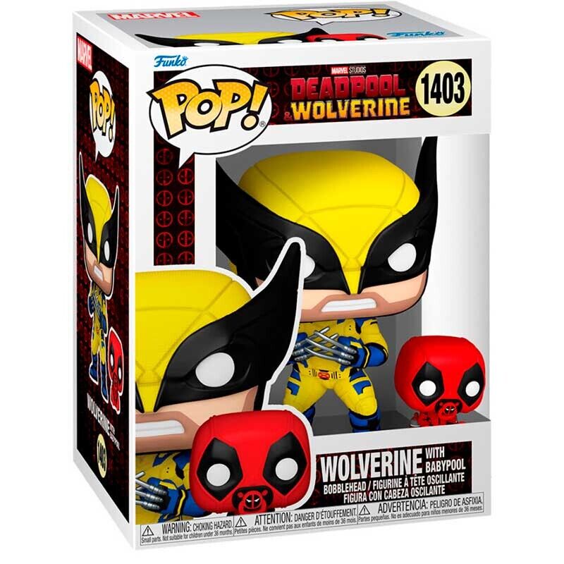 Funko Pop Marvel Deadpool & Wolverine - Wolverine with Babypool #1403